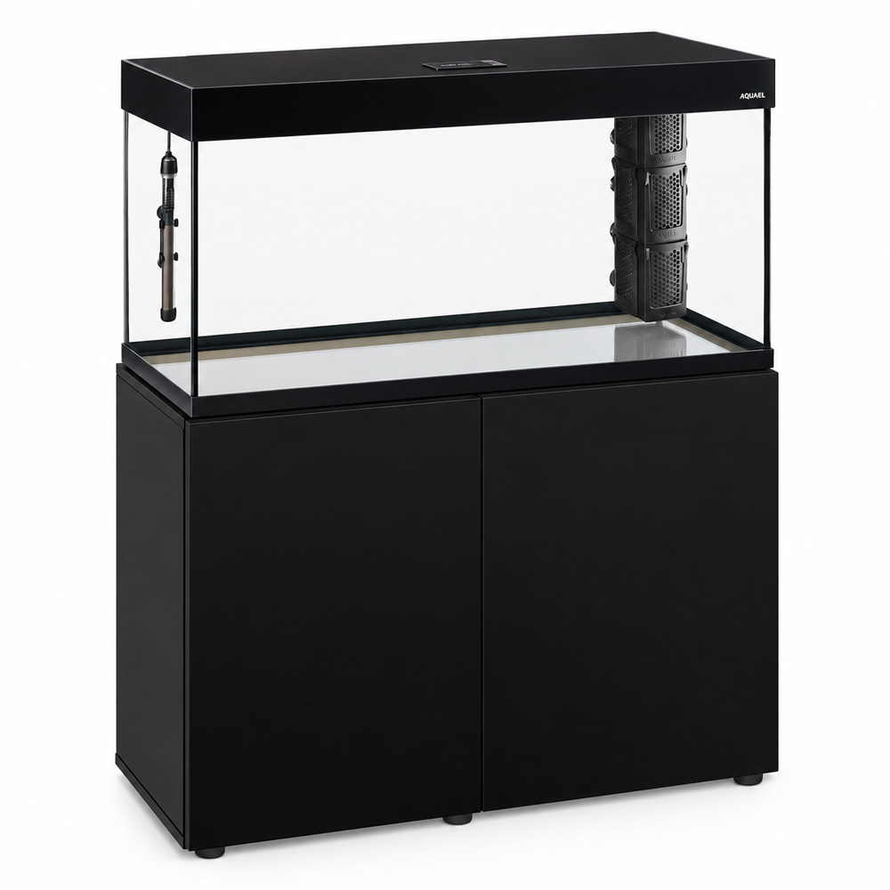 Aquael Zestaw Akwariowy Neo Set 200 Czarny 200L + Szafka z Filtrem + Grzałką + LED